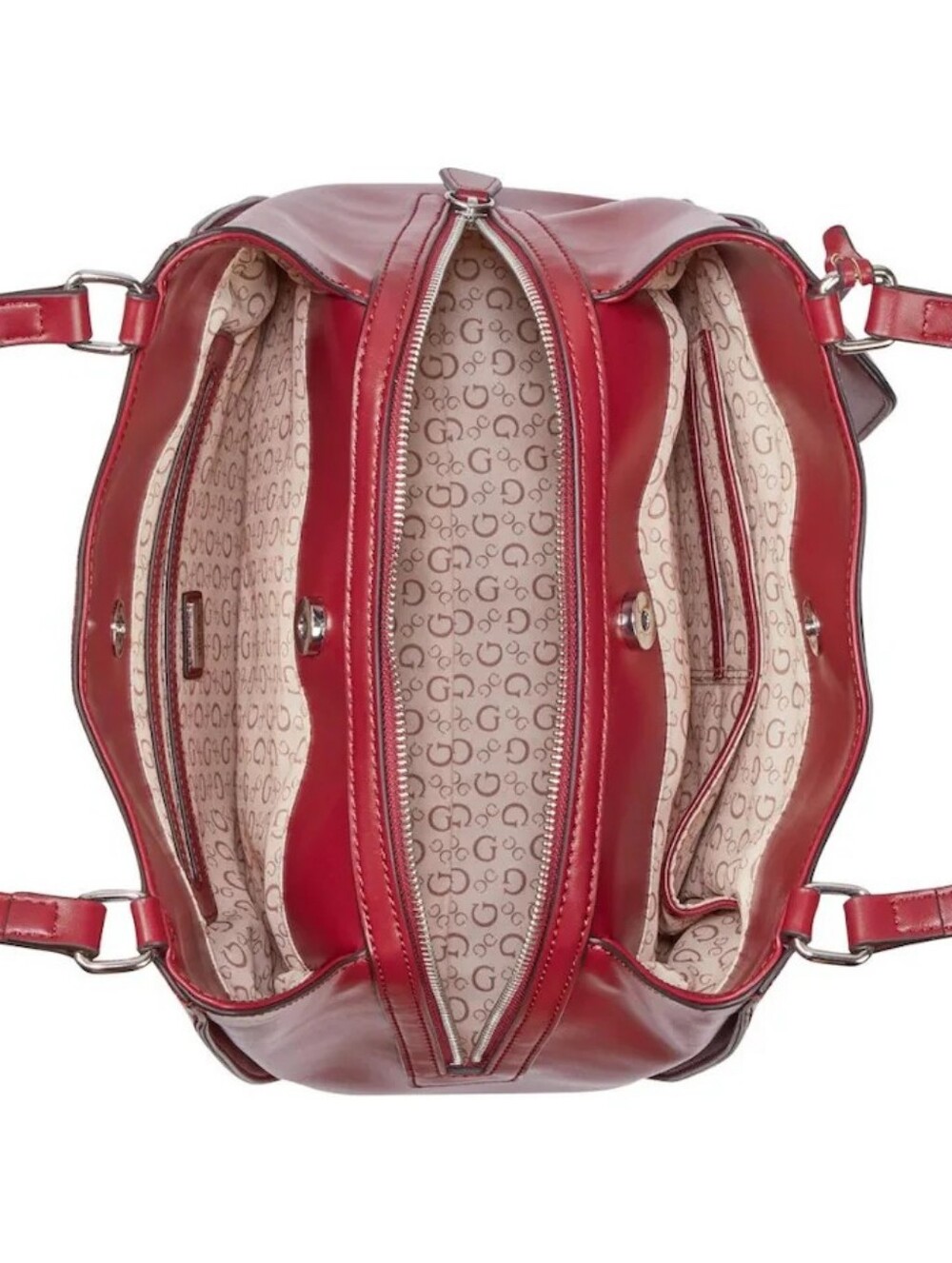 GUESS Red Shoulder Handbag - Picture 4 of 4
